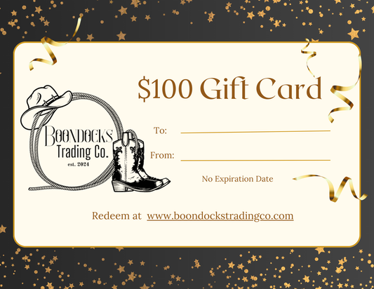 Boondocks Trading Co. Gift Card